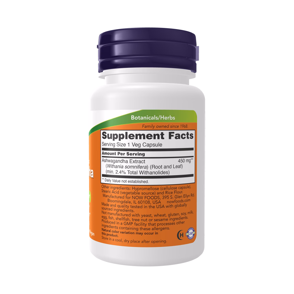 NOW Foods Ashwagandha 450mg - Image 2