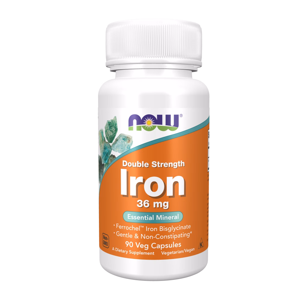 NOW Foods Iron 36mg Double Strength