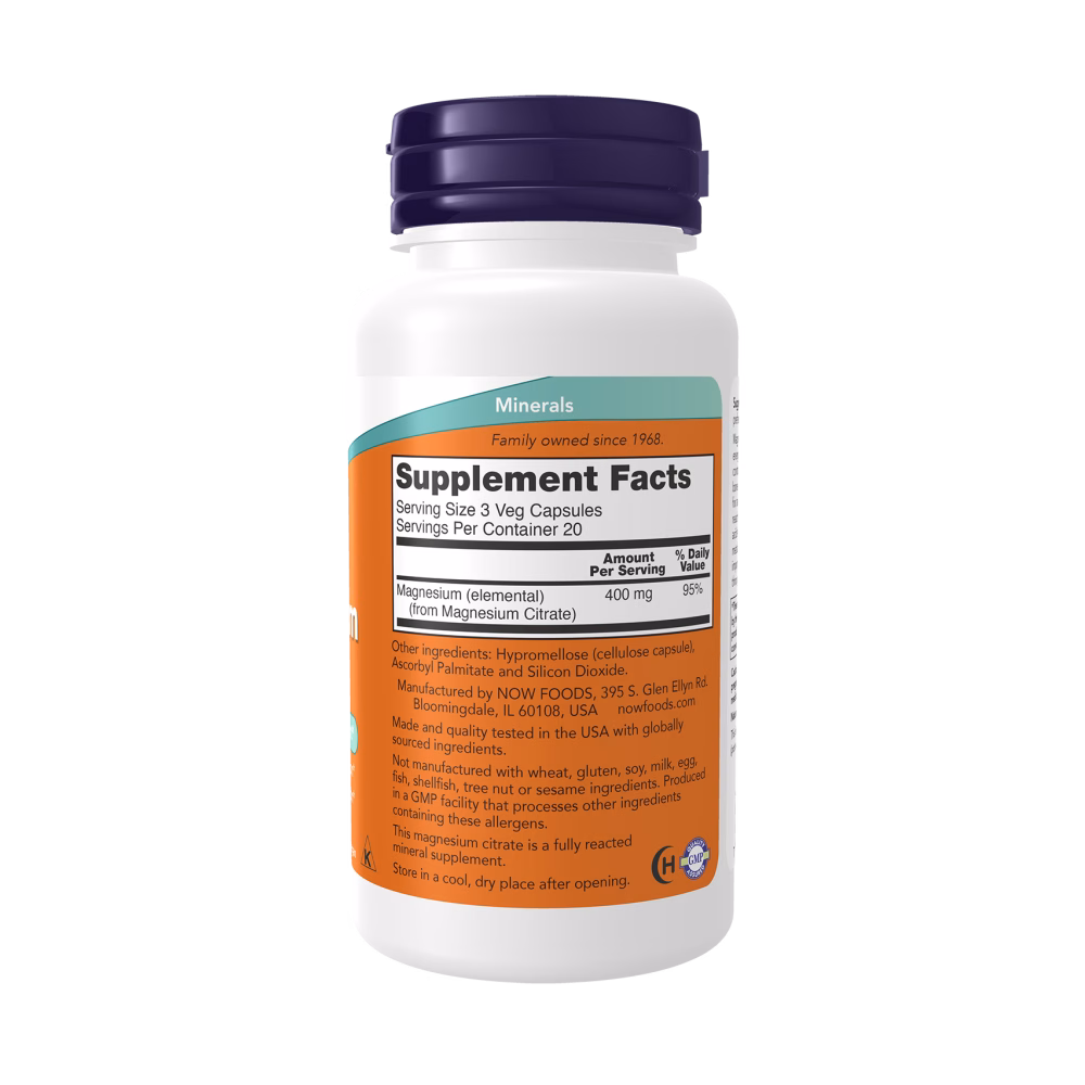 NOW Foods Magnesium Citrate - Image 3