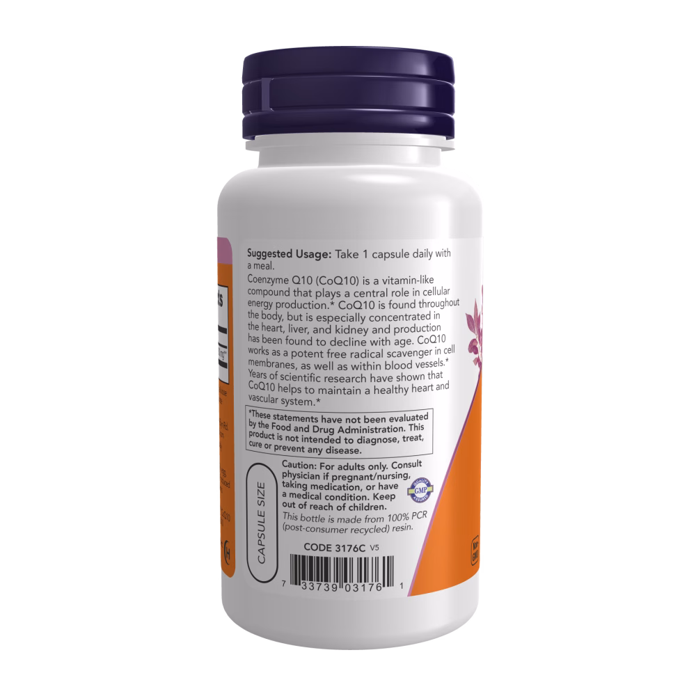 Now Foods CoQ10 200mg - Image 3