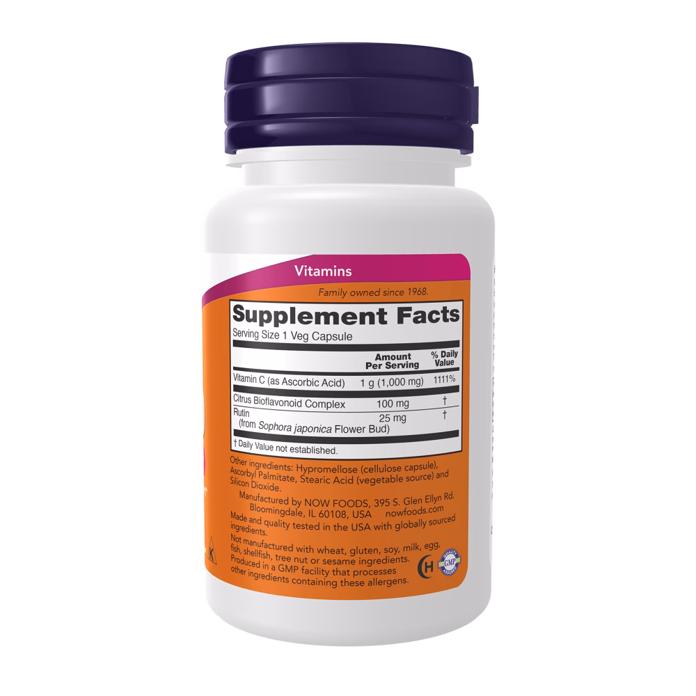 Now Foods C-1000 With 100mg of Bioflavonoids - Image 3