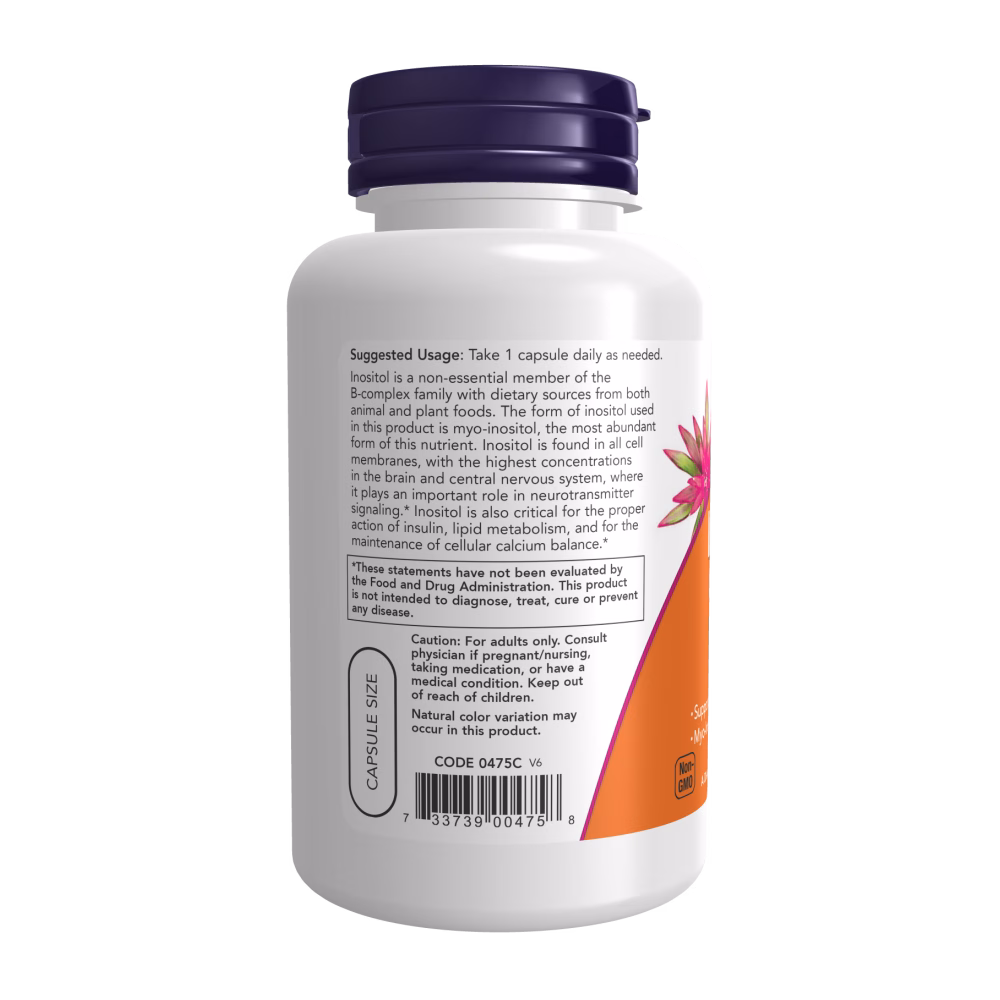 Now Foods Inositol 500mg - Image 2