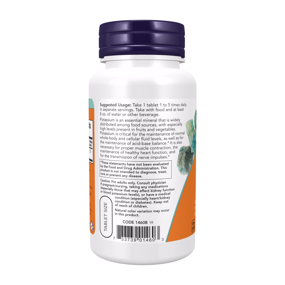Now Foods Potassium Gluconate 99mg - Image 2