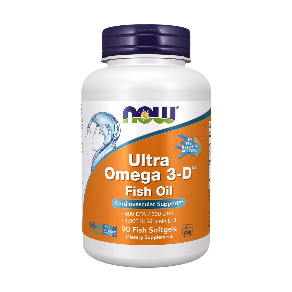 NOW Foods Ultra Omega 3-D 600 EPA / 300 DHA 1,000 IU Vitamin D-3