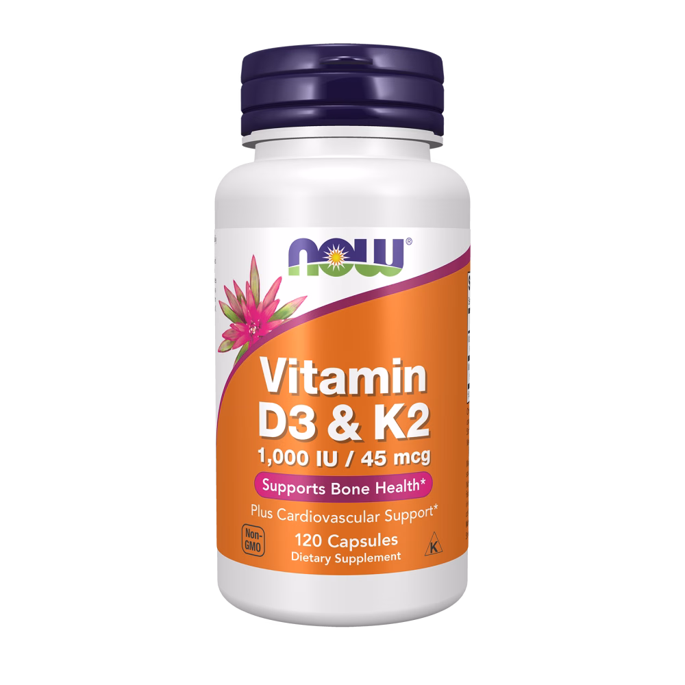 NOW Foods Vitamin D3 & K2 1,000 IU / 45 mcg
