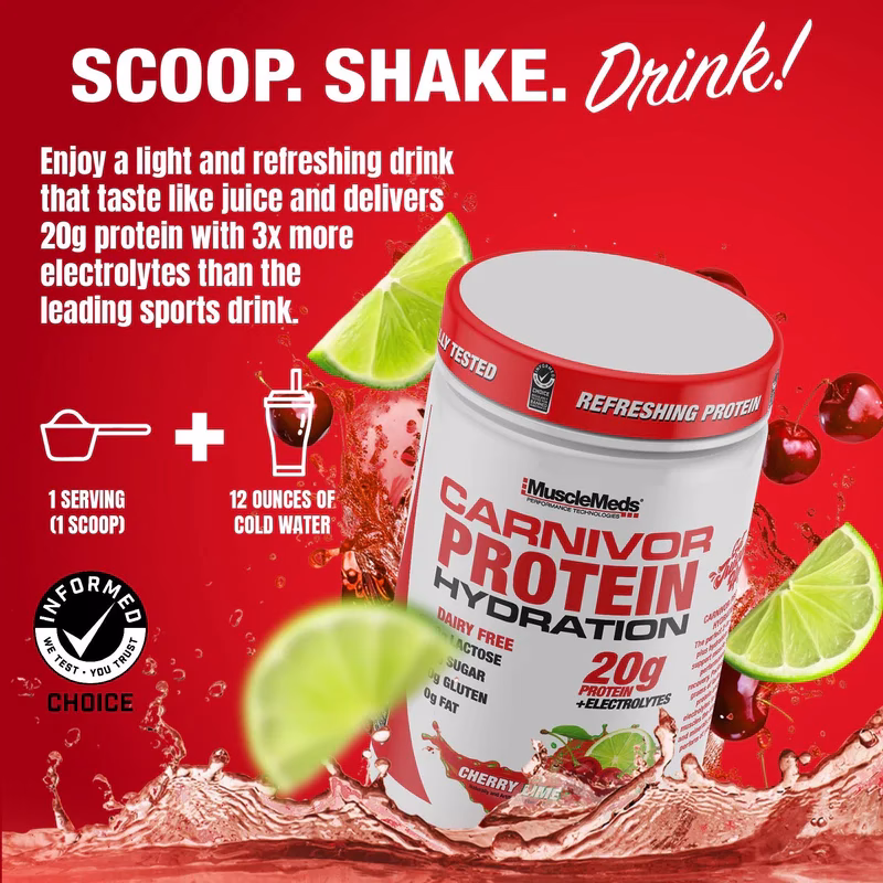 MuscleMeds Carnivor Protein Hydration 20sv - Image 3