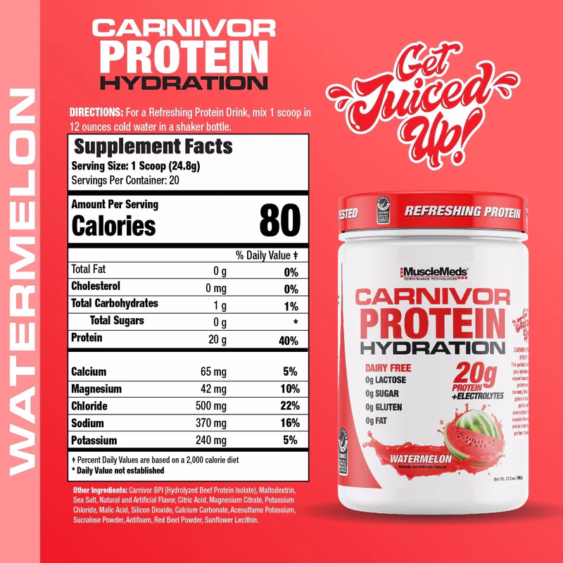 MuscleMeds Carnivor Protein Hydration 20sv - Image 6