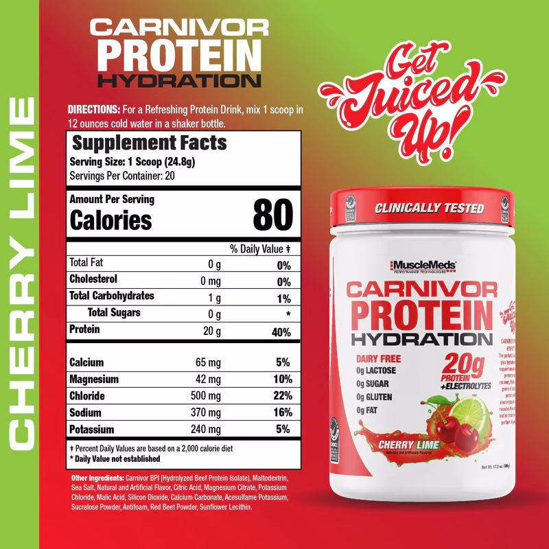 MuscleMeds Carnivor Protein Hydration 20sv - Image 7