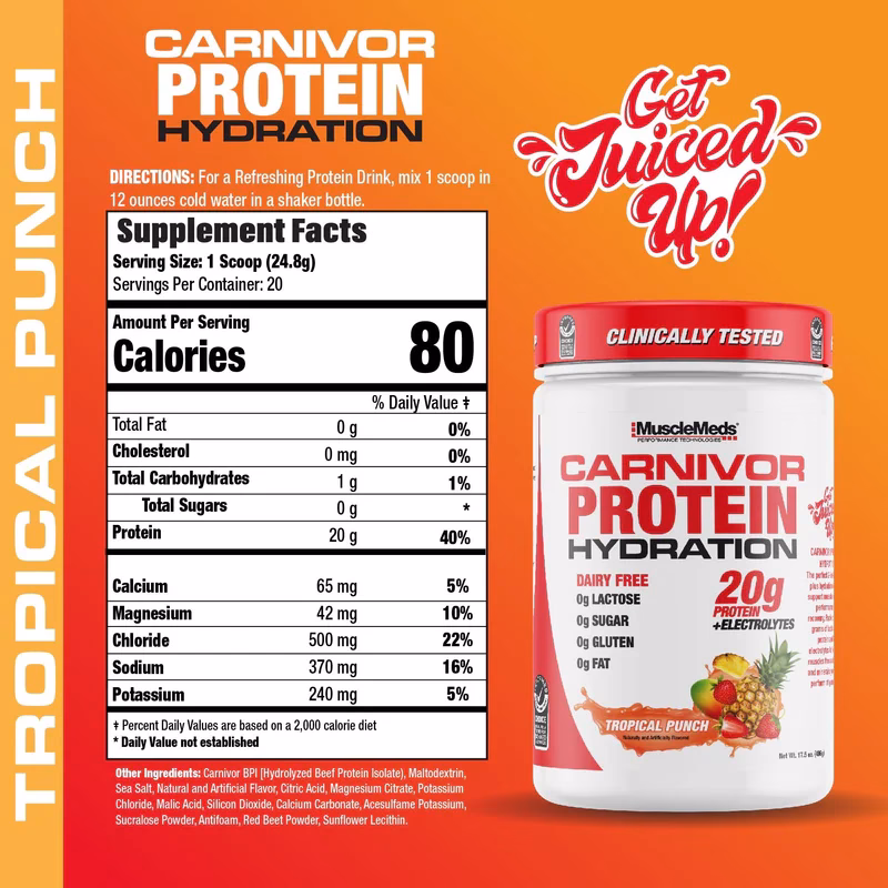 MuscleMeds Carnivor Protein Hydration 20sv - Image 8