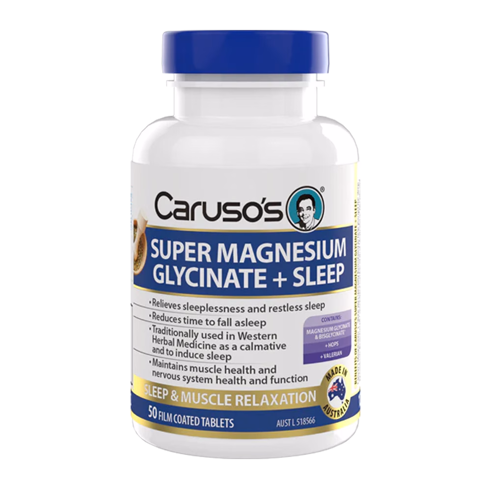 Caruso's Super Magnesium Glycinate + Sleep