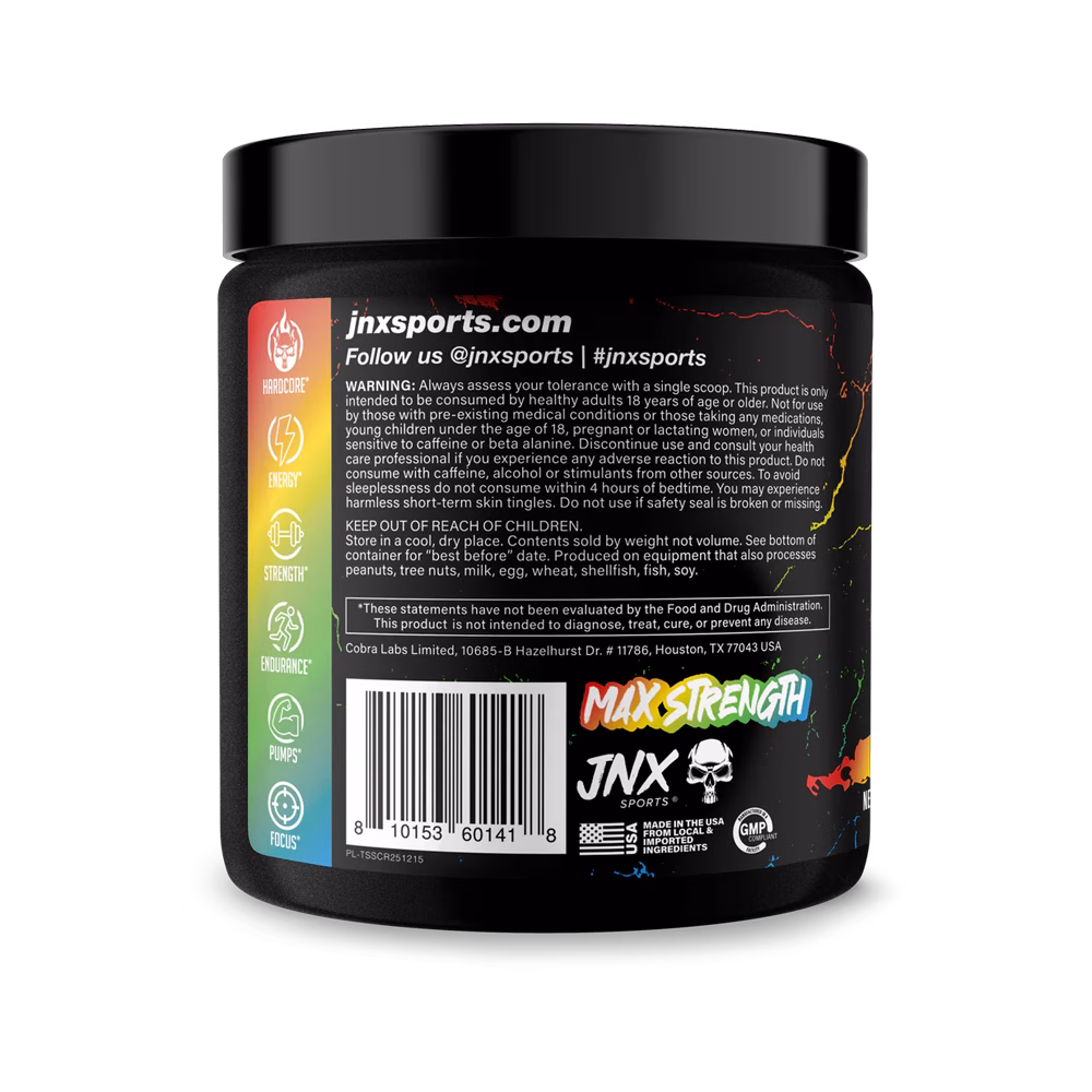 JNX Sports The Shadow! Pre-Workout 30sv 350mg Caffeine - Image 3