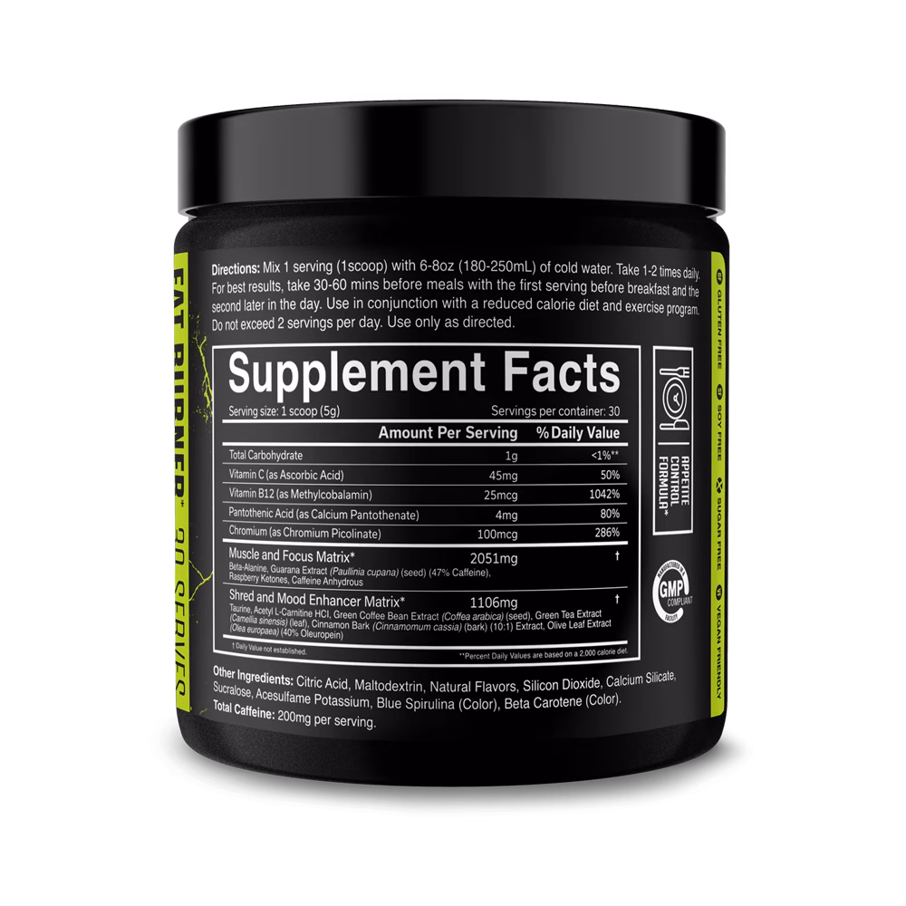 JNX Sports The Ripper! Fat Burner 30sv - Image 2