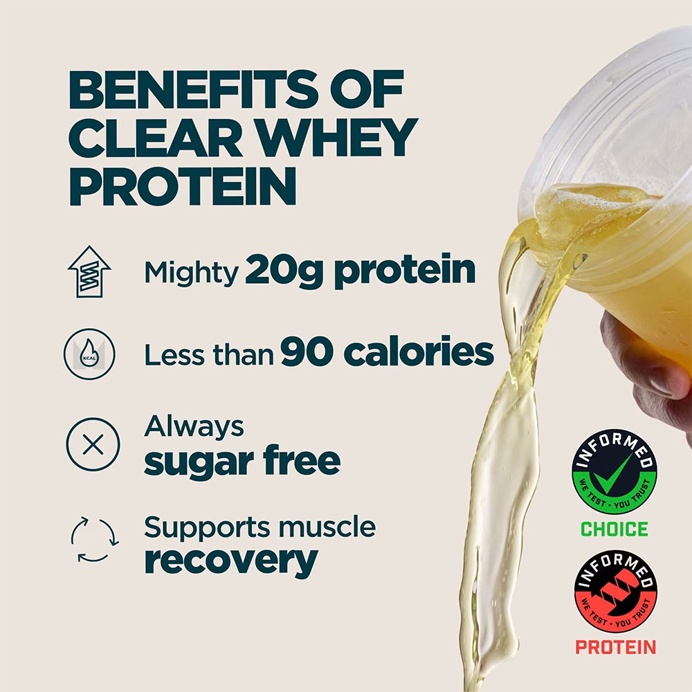 Myprotein Clear Whey Isolate Award-winning, fruit-flavored protein water. The choice is Clear. - Image 5