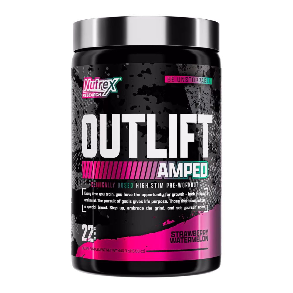 Nutrex Research Outlift Amped Explosive Energy, Extreme Pumps and Enhanced Focus Pre-Workout